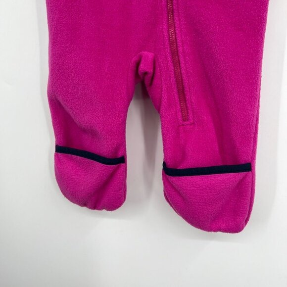 Columbia Polar Fleece Snowsuit bear ears baby girl 6 to 12 months - Picture 6 of 11